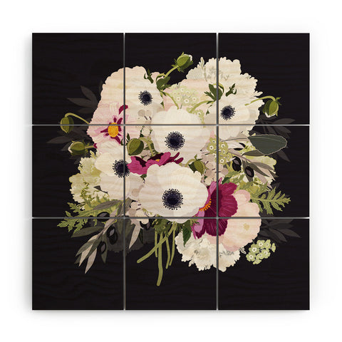 Iveta Abolina Antoinette Night Wood Wall Mural