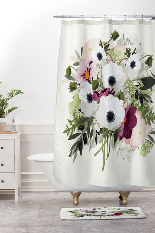 Iveta Abolina Antoinette Shower Curtain And Mat