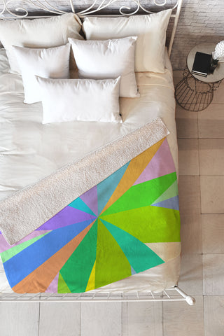 Iveta Abolina Aqua Park Fleece Throw Blanket