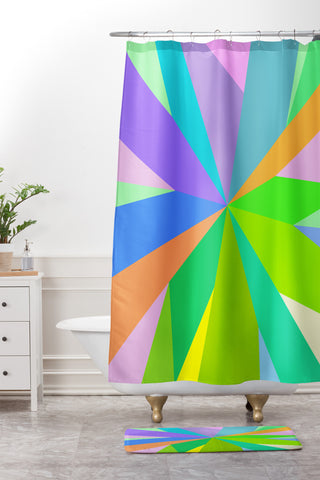 Iveta Abolina Aqua Park Shower Curtain And Mat