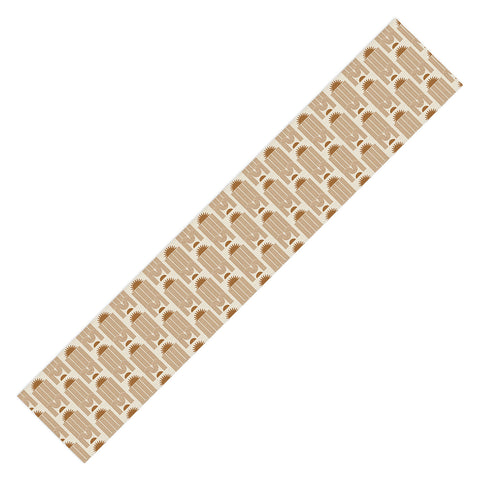 Iveta Abolina Arches and Sunset Beige Table Runner