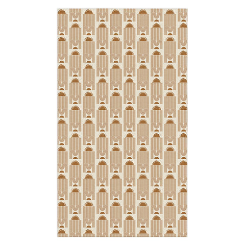 Iveta Abolina Arches and Sunset Beige Tablecloth