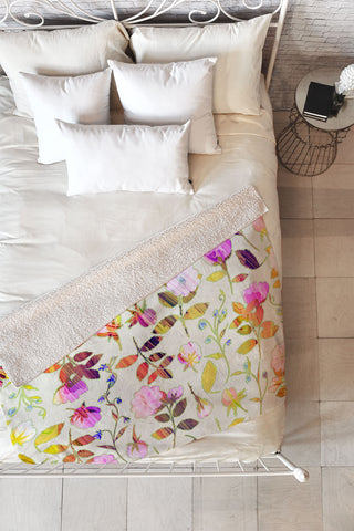 Iveta Abolina Arletta Fleece Throw Blanket