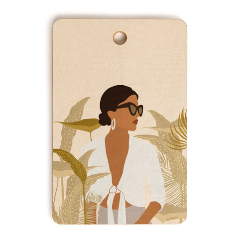 Iveta Abolina Arrian Flower Girl Cutting Board Rectangle