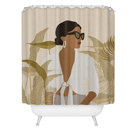 Iveta Abolina Arrian Flower Girl Shower Curtain