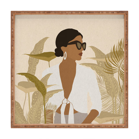 Iveta Abolina Arrian Flower Girl Square Tray