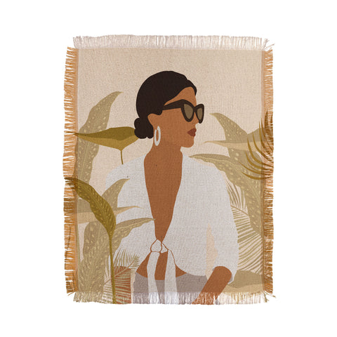 Iveta Abolina Arrian Flower Girl Throw Blanket