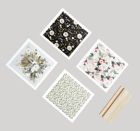 Iveta Abolina Aspen Pearl Art Print and Wood Block