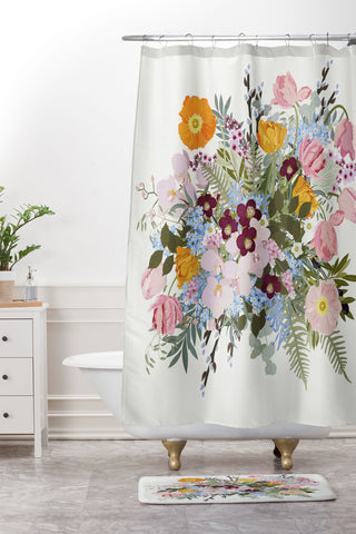 Iveta Abolina Astrid Morning Shower Curtain And Mat