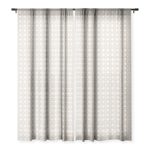 Iveta Abolina Aylin Beige Sheer Window Curtain