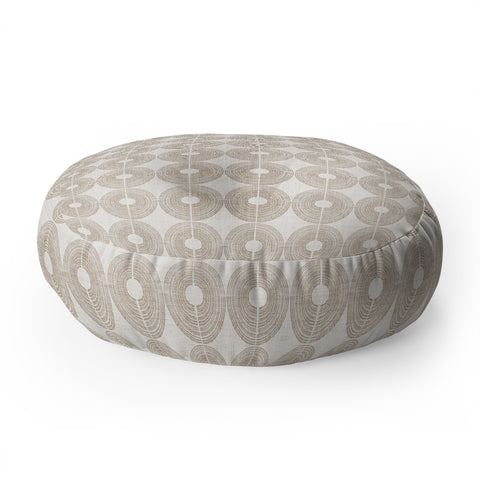 Iveta Abolina Aylin Beige Floor Pillow Round
