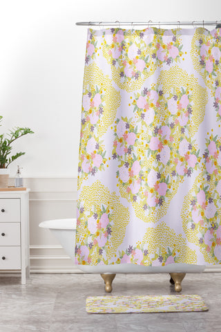 Iveta Abolina Babette Garden Shower Curtain And Mat
