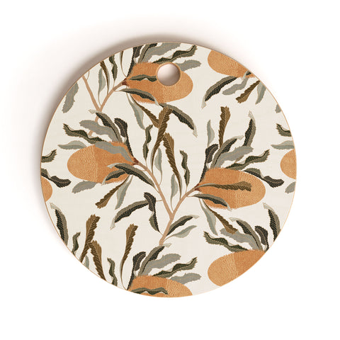 Iveta Abolina Banksia Cream Cutting Board Round