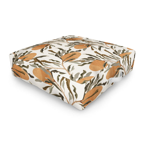 Iveta Abolina Banksia Cream Outdoor Floor Cushion