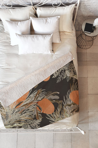 Iveta Abolina Banksia Fleece Throw Blanket