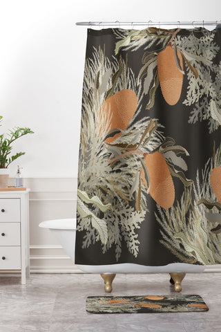 Iveta Abolina Banksia Shower Curtain And Mat