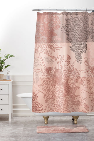 Iveta Abolina Bardot Vineyard Shower Curtain And Mat