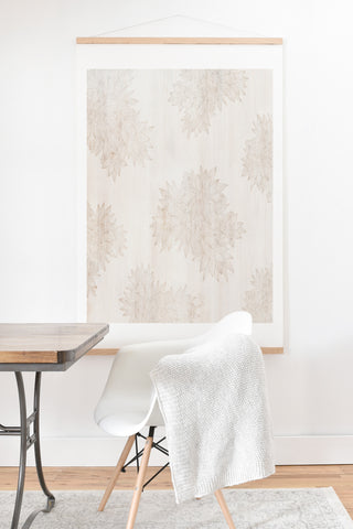 Iveta Abolina Beach Day Beige Art Print And Hanger