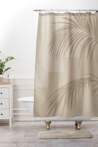 Iveta Abolina Beach Day Beige I Shower Curtain And Mat