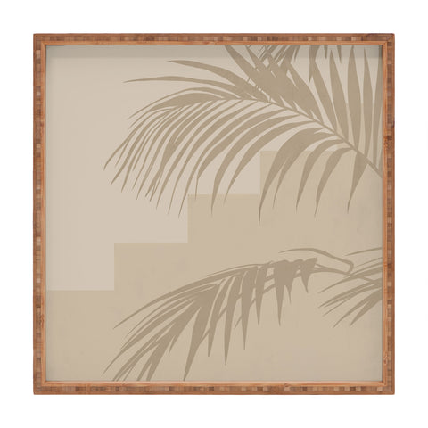 Iveta Abolina Beach Day Beige I Square Tray