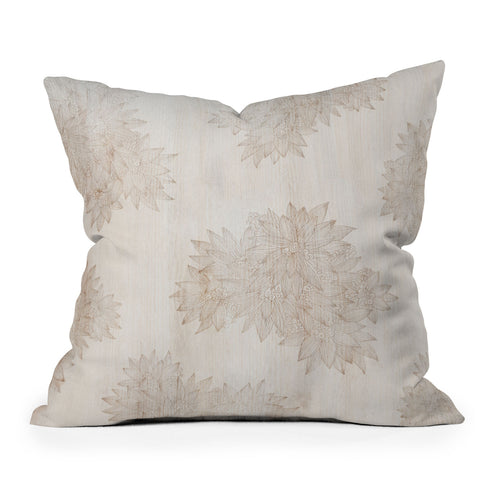 Iveta Abolina Beach Day Beige Throw Pillow