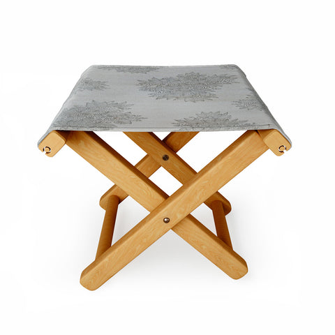 Iveta Abolina Beach Day Gray Folding Stool