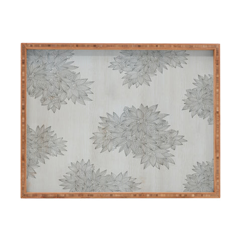 Iveta Abolina Beach Day Gray Rectangular Tray