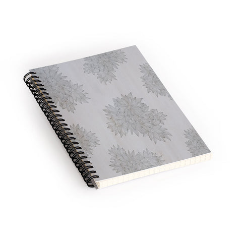 Iveta Abolina Beach Day Gray Spiral Notebook