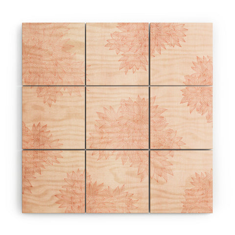 Iveta Abolina Beach Day Pink Wood Wall Mural