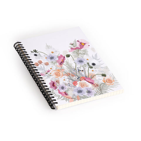 Iveta Abolina Beatriz Morning Spiral Notebook
