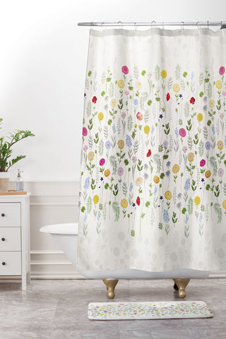 Iveta Abolina Bella Anne Shower Curtain And Mat