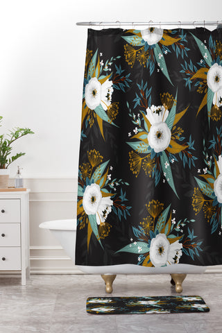 Iveta Abolina Benedetta Garden Shower Curtain And Mat