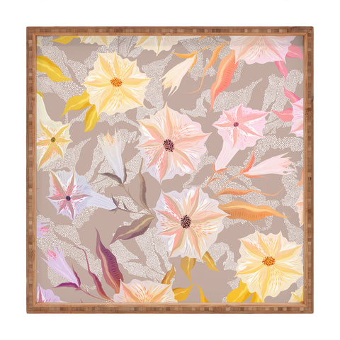 Iveta Abolina Bertadene Garden I Square Tray