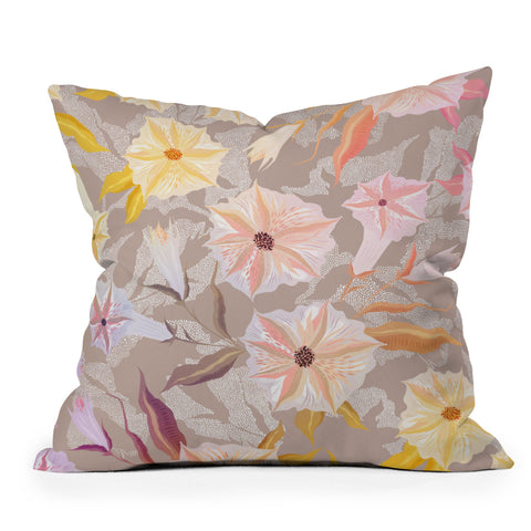 Iveta Abolina Bertadene Garden I Throw Pillow