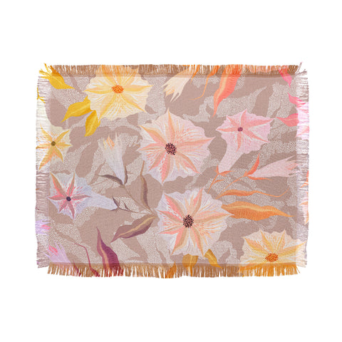 Iveta Abolina Bertadene Garden I Throw Blanket