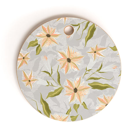 Iveta Abolina Bertadene Garden II Cutting Board Round