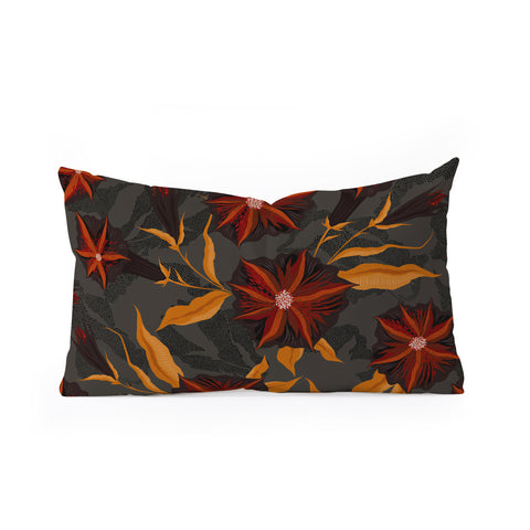 Iveta Abolina Bertadene Garden III Oblong Throw Pillow
