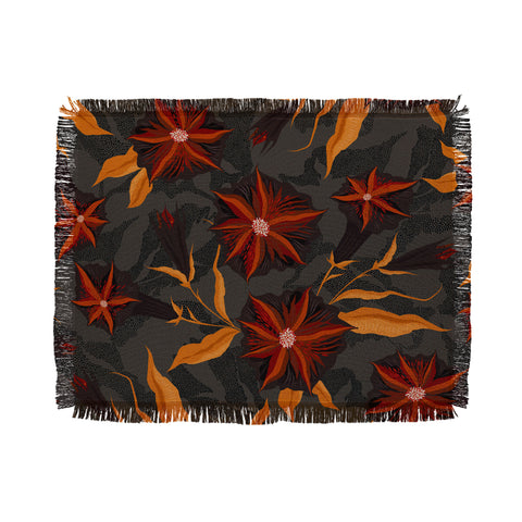 Iveta Abolina Bertadene Garden III Throw Blanket