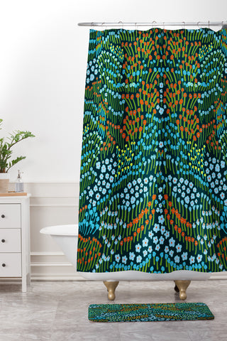 Iveta Abolina Bette II Shower Curtain And Mat