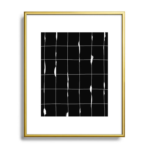 Iveta Abolina Between the Lines Black Metal Framed Art Print