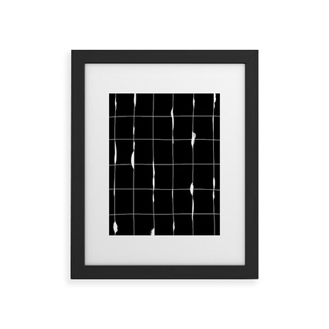 Iveta Abolina Between the Lines Black Framed Art Print