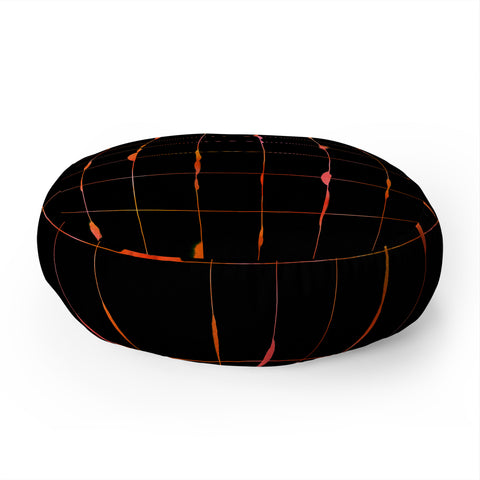 Iveta Abolina Between the Lines Fall Floor Pillow Round