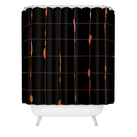 Iveta Abolina Between the Lines Fall Shower Curtain