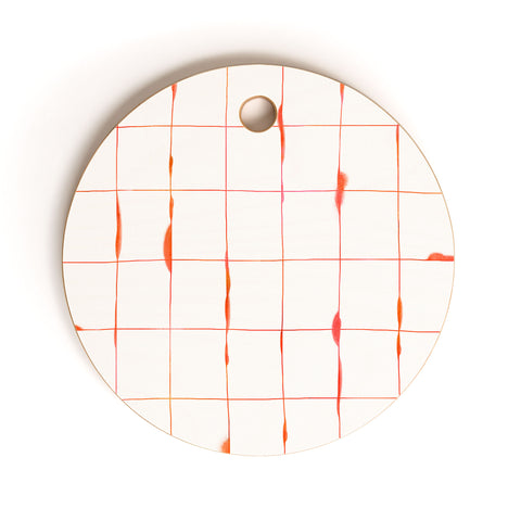 Iveta Abolina Between the Lines Spice Cutting Board Round