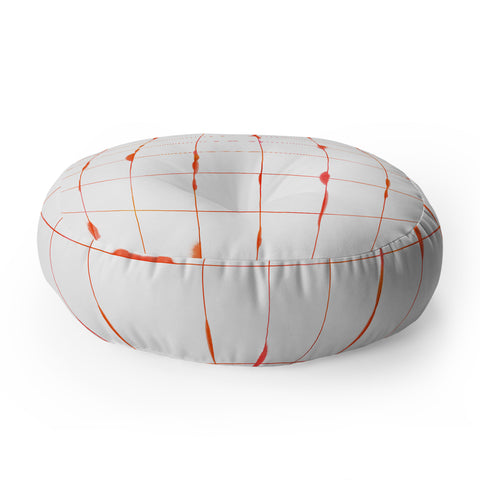 Iveta Abolina Between the Lines Spice Floor Pillow Round
