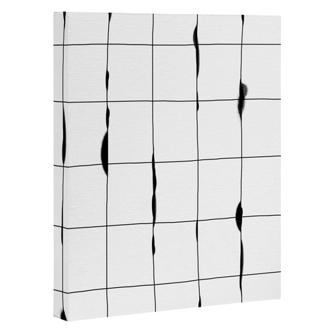 Iveta Abolina Between the Lines White Art Canvas