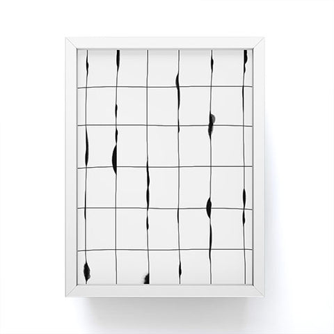 Iveta Abolina Between the Lines White Framed Mini Art Print