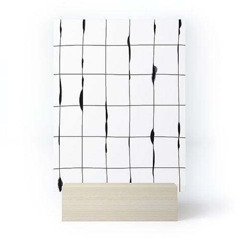 Iveta Abolina Between the Lines White Mini Art Print