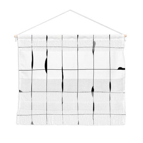 Iveta Abolina Between the Lines White Wall Hanging Landscape