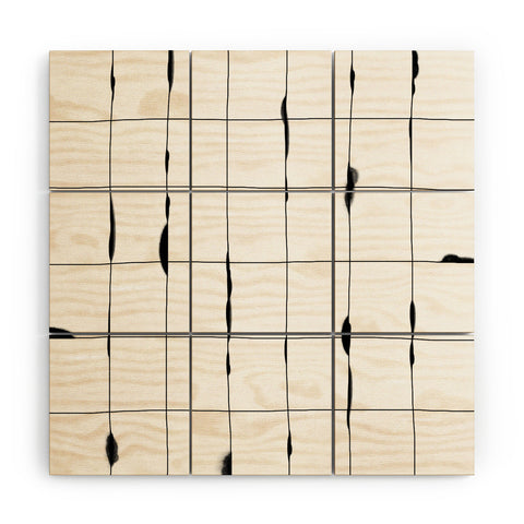 Iveta Abolina Between the Lines White Wood Wall Mural